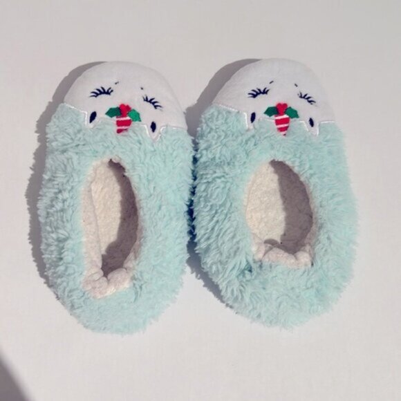 Christmas unicorn slippers - Picture 3 of 3
